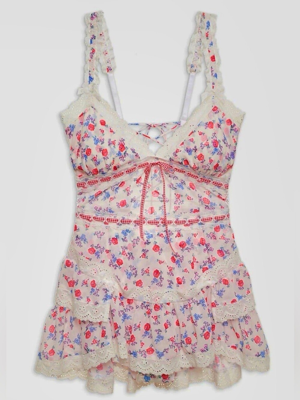 For Love And Lemons Ditsy Day Festival Dress New With Tags! - Picture 3 of 12
